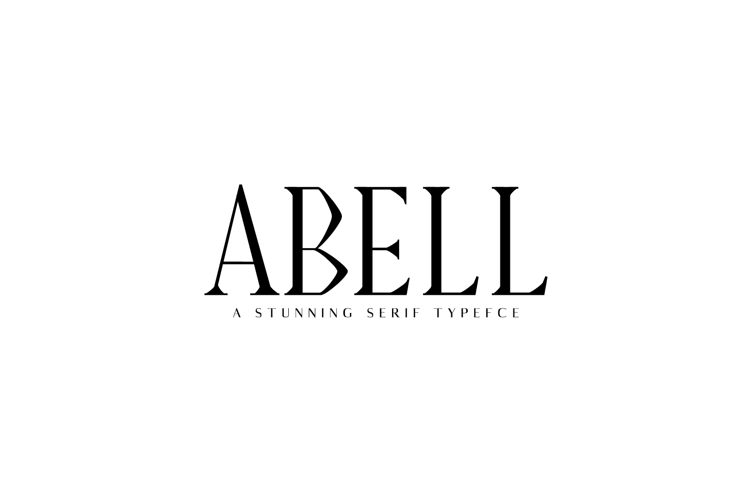 Abell Typeface: An Art-Deco Serif for Editorial Design