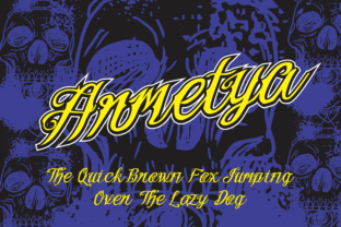 Armetya: A Bold Script Typeface for Web Design