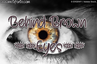 Behind Brown Eyes: A Distinctive Script Font for Web Design