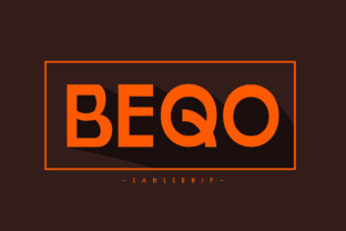 Beqo Font: The Modern Typeface for Crafters