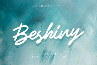 Beshiny: A Handcrafted Script Font for Branding