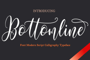 Bottomline: A Script Font for Modern Web Design