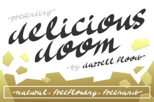 Delicious Doom Font: A Playful Script for Branding