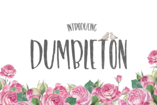 Dumbleton: A Tall Handwritten Script Font for Makers