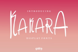 Kakara: A Handwritten Display Font for Branding