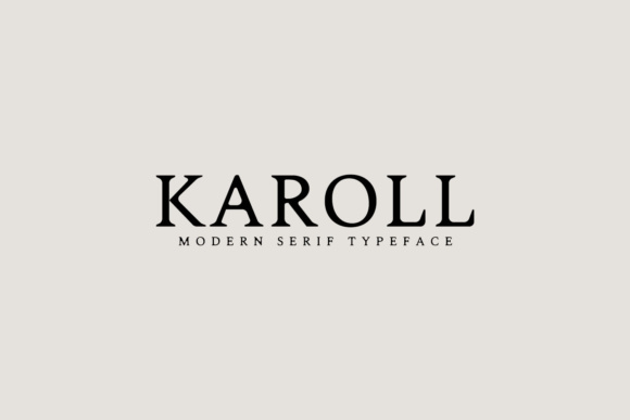Karoll: A Serif Font That Elevates Brand Identity