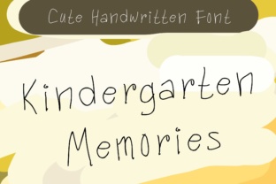 Kindergarten Memories: A Playful Typeface for Digital Design