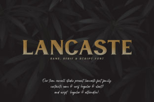 Lancaste Family: A Versatile Typeface for Editorial Design