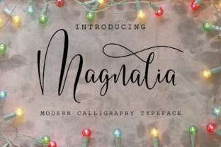 Magnalia Typeface: A Modern Script for Branding