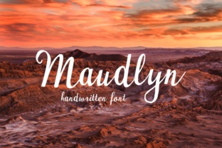 Maudlyn: A Handwritten Typeface for Editorial Design