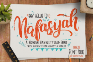 Nafasyah Font: Elevating Web Design with Hand-Lettered Charm