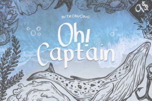 Oh Captain: A Bold Display Font for Marketers