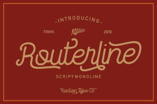Routerline: A Script Font for Modern Web Design