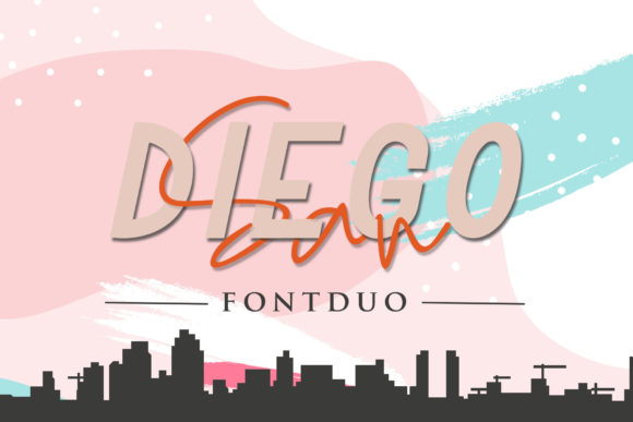 San Diego Duo: A Typeface for Modern Editorial Design