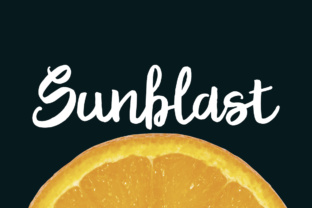 Sunblast: A Friendly Script Font for Makers