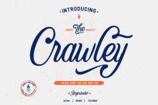 The Crawley Duo: A Vintage Script Typeface for Editorial Design